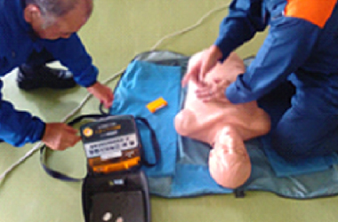 Life-saving first aid training